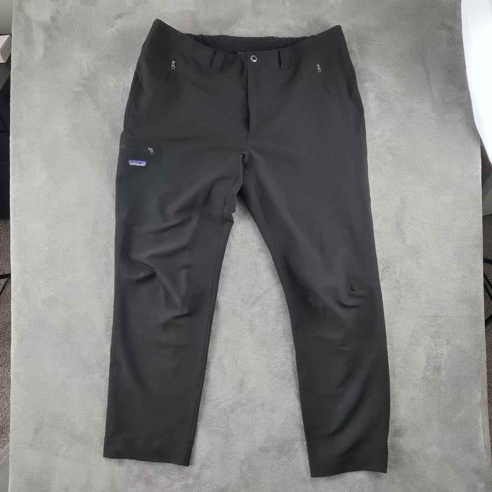 Patagonia Simple Guide Black Softshell Pants Mens XXL Lightweight Hiking 83183